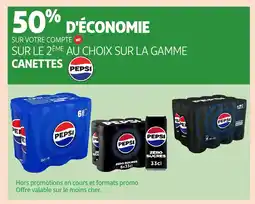 Auchan PEPSI Canettes offre