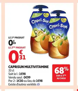 Auchan CAPRISUN Multivitamine offre