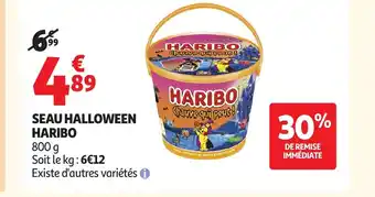 Auchan HARIBO Seau halloween offre