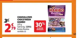 Auchan HARIBO Chamallows choco'ween offre