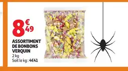 Auchan Assortiment de bonbons verquin offre