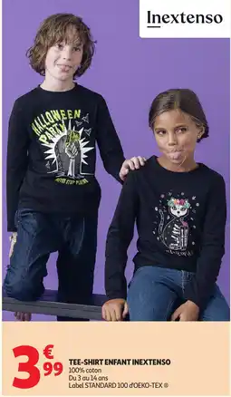 Auchan INEXTENSO Tee-shirt enfant offre