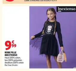 Auchan INEXTENSO Robe fille offre