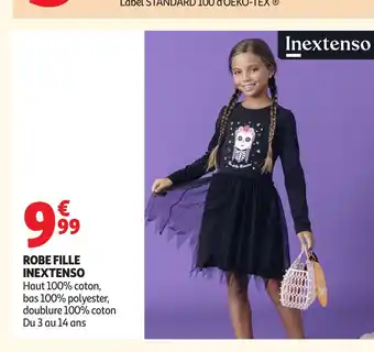 Auchan INEXTENSO Robe fille offre