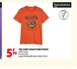 Auchan INEXTENSO Tee-shirt adulte offre