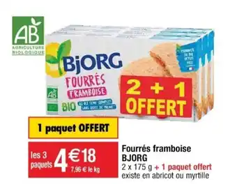Fourrés framboise BJORG