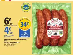 E.Leclerc SAUCISSE DE MONTBÉLIARD CUITE IGP offre
