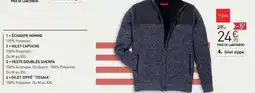E.Leclerc Gilet zippé offre