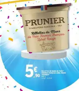 E.Leclerc Rillettes du Mans de Porc offre