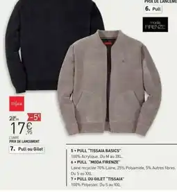 E.Leclerc PULL ou GILET TISSAIA offre