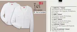 E.Leclerc Pull ou Cardigan offre