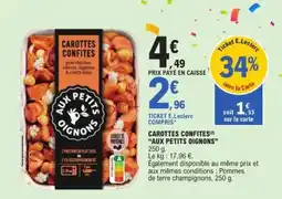 E.Leclerc CAROTTES CONFITES offre