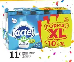 E.Leclerc Lait Demi-Écrémé Lactel offre