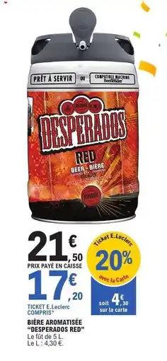 E.Leclerc Desperados Red offre