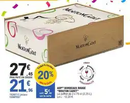 E.Leclerc AOP Bordeaux Rouge 'Mouton Cadet' offre