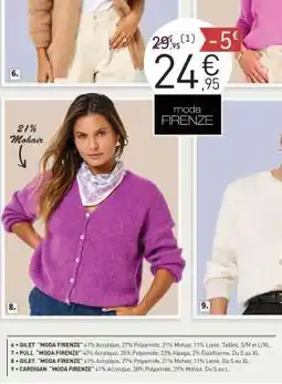 E.Leclerc GILET MODA FIRENZE offre