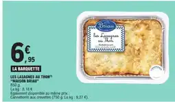 E.Leclerc LES LASAGNES AU THON MAISON BRIAU offre