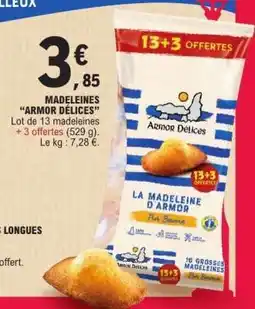 E.Leclerc MADELEINES ARMOR DÉLICES offre