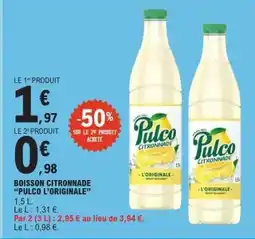 E.Leclerc Boisson Citronnade 'Pulco L'Originale' offre