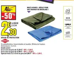 E.Leclerc LA BÂCHE 2 X 3 M offre