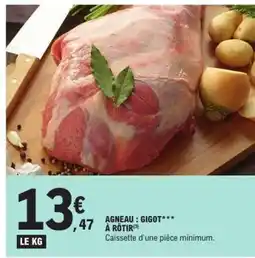 E.Leclerc Agneau : gigot*** à rôtir offre
