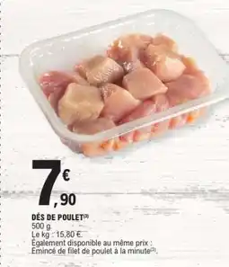E.Leclerc DÉS DE POULET offre