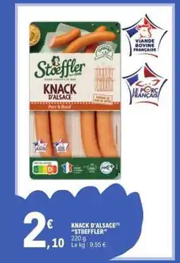 E.Leclerc KNACK D'ALSACE STOEFFLER offre