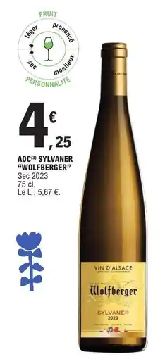 E.Leclerc AOC Sylvaner 'Wolfberger' offre