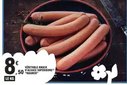 E.Leclerc VÉRITABLE KNACK D'ALSACE SUPÉRIEURE MAURER offre