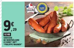 E.Leclerc Saucisse de Montbéliard à cuire offre