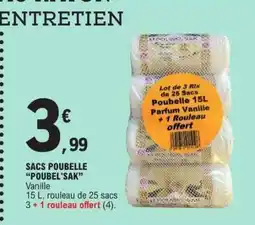 E.Leclerc SACS POUBELLE 'POUBEL'SAK' offre