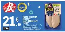 E.Leclerc Filets de Poulet de Loué offre