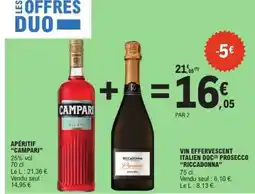 E.Leclerc OFFRES DUO - Campari + Riccadonna offre