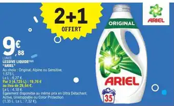 E.Leclerc ARIEL Lessive liquide offre