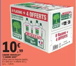 E.Leclerc LIQUIDE VAISSELLE L’ARBRE VERT offre