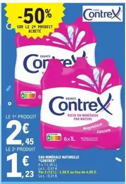 E.Leclerc Eau Minérale Naturelle Contrex offre