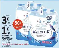 E.Leclerc Eau Minérale Naturelle Wattwiller offre