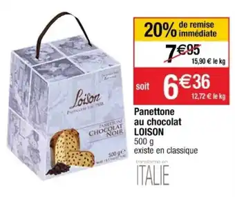 Panettone au chocolay LOISON
