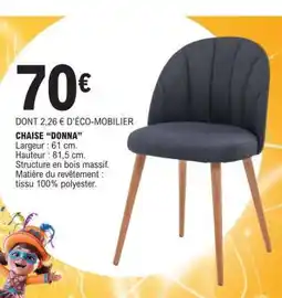 E.Leclerc CHAISE DONNA offre