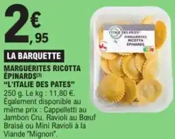 E.Leclerc Marguerites ricotta épinards offre