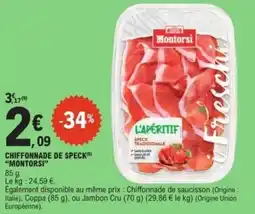 E.Leclerc Chiffonnade de speck offre