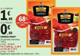 E.Leclerc Chorizo doux offre