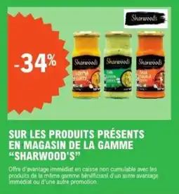E.Leclerc SUR LES PRODUITS PRÉSENTS EN MAGASIN DE LA GAMME SHARWOOD'S offre