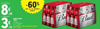 E.Leclerc Bière blonde bud offre