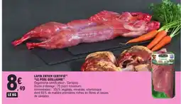 E.Leclerc LAPIN ENTIER CERTIFIÉ offre