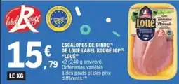 E.Leclerc Escalopes de dinde offre