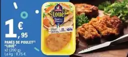 E.Leclerc Panés de poulet loué offre