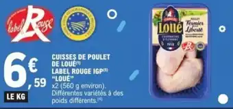E.Leclerc Cuisses de poulet de loué offre