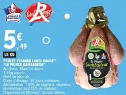 E.Leclerc Poulet fermier label rouge offre