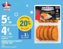 E.Leclerc Cordon bleu de poulet offre